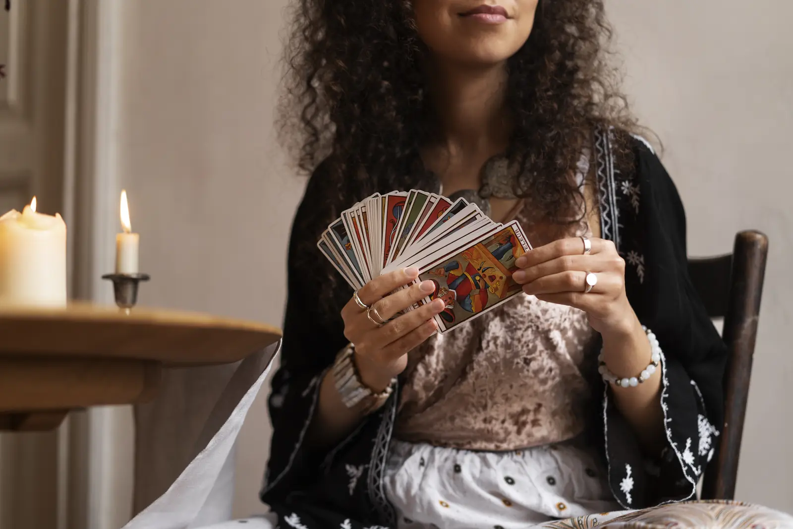 Lectura de tarot relacionada con preparación de exámenes