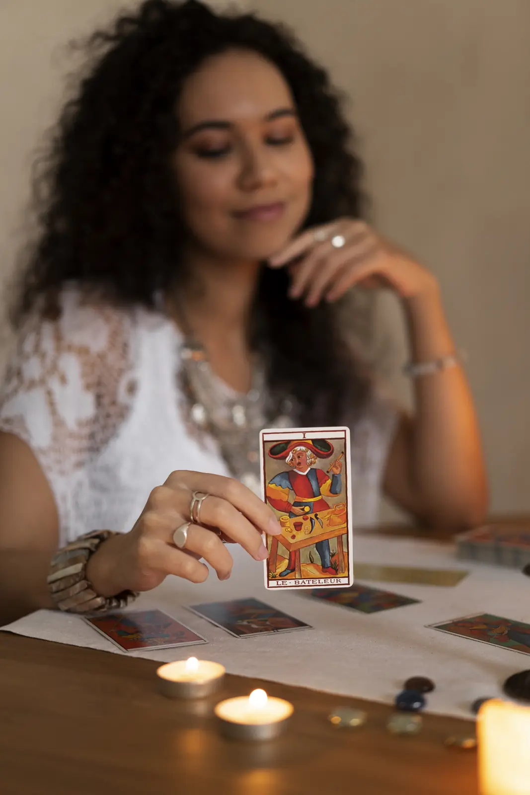 Lectura de tarot relacionada con una reconciliación