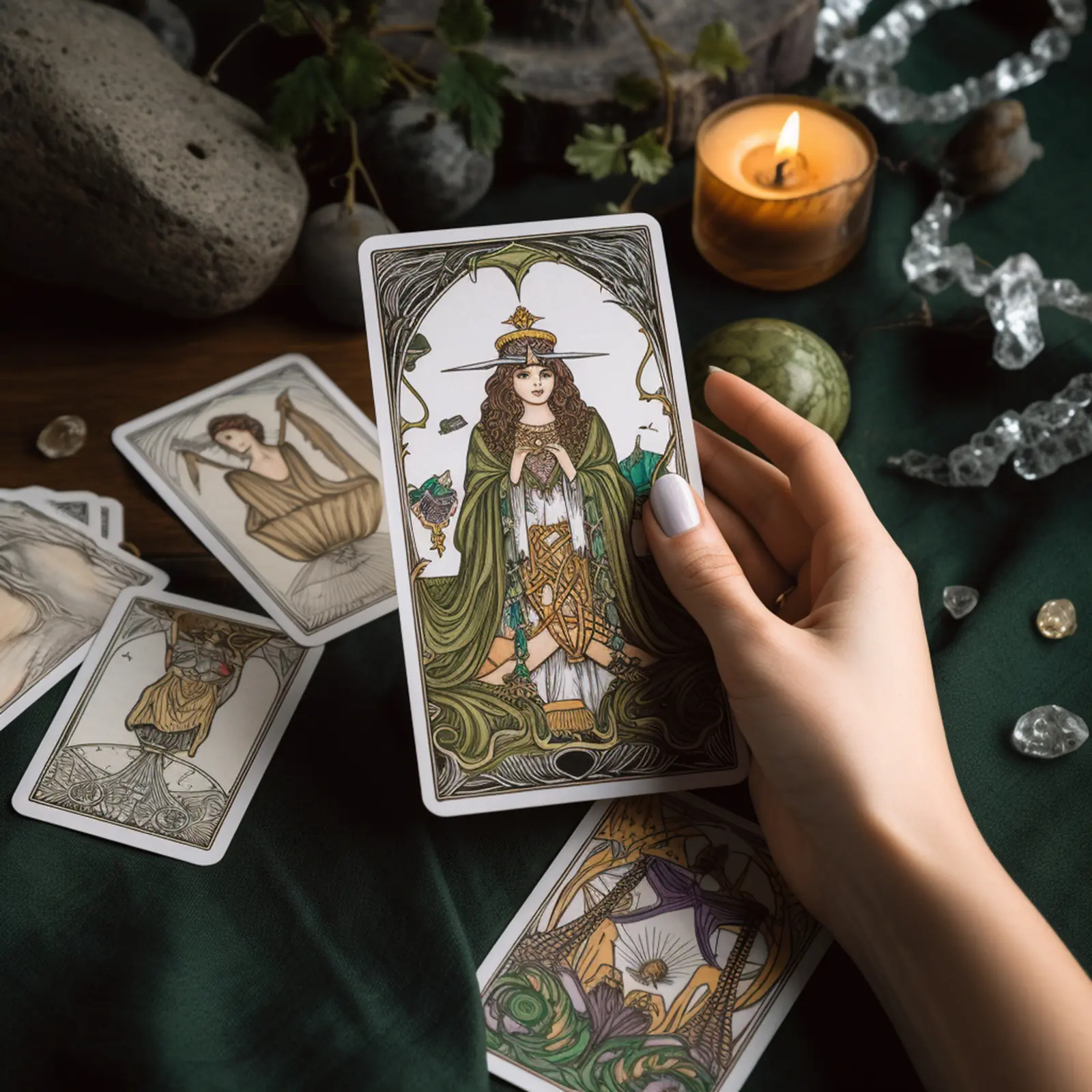 Carta simbólica utilizada para explicar el enfoque del Tarot Thoth